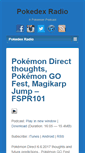 Mobile Screenshot of pokedexradio.com